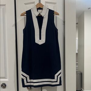 STS Navy and white Sleeveless Mini Dress